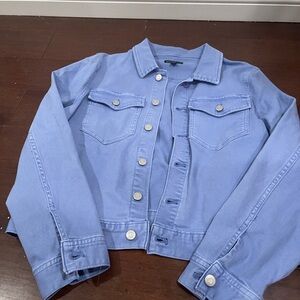 guc j crew factory Women's light Blue periwinkle jean Denim Jacket large
